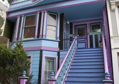 colorful Victorian house san francisco